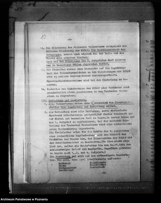 Obraz 14 z jednostki "Deutscher Volkssturm im Reichsgau Wartheland"