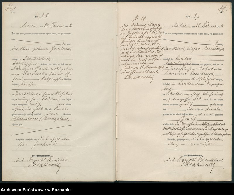Obraz 17 z jednostki "Geburts-Haupt-Register"