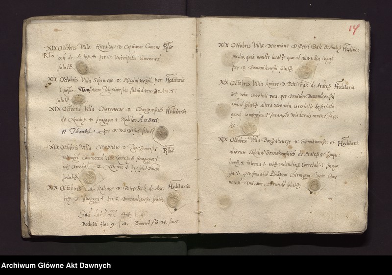 image.from.unit.number "Regestrum exactionis contributionum de aratris -- in toto palatinatu Podoliae in conventu Piotrcoviensi sancitarum --"