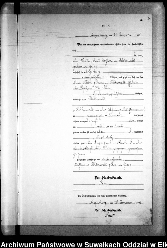 image.from.unit.number "Geburts-Neben-Register des Preussischen Standes-Amtes Kehlen Kreis Angerburg"