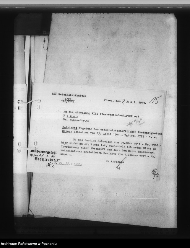 Obraz 19 z jednostki "Talsperre Dilltal (Sprawy dróg wodnych)"