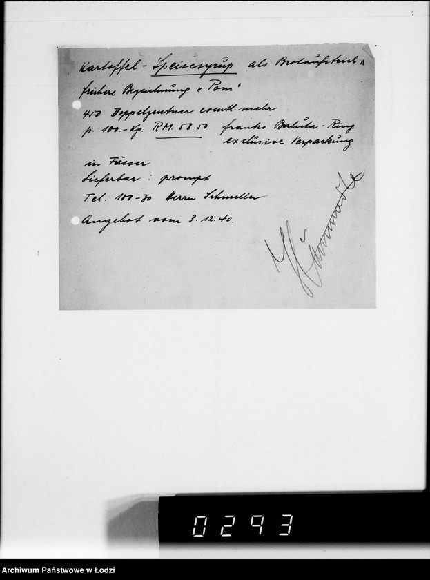 Obraz 6 z jednostki "Tägliche Bedarfsmeldungen für alle Gemüsesorten. Fleisch, Fett, u.Eier-bedarfsmeldungen"