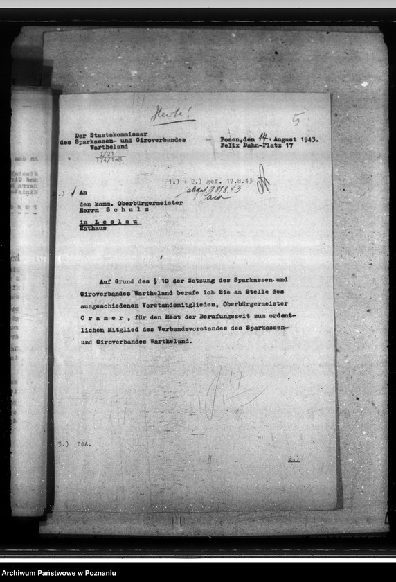 Obraz 9 z jednostki "Sparkassen und Giroverband Wartheland"