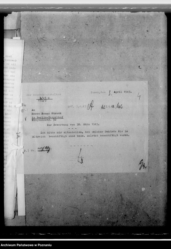 Obraz 9 z jednostki "Stronk, Roman - komisarz obwodowy"