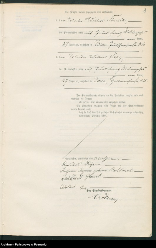 Obraz 10 z jednostki "Księga miejscowa małżeństw tom IV"