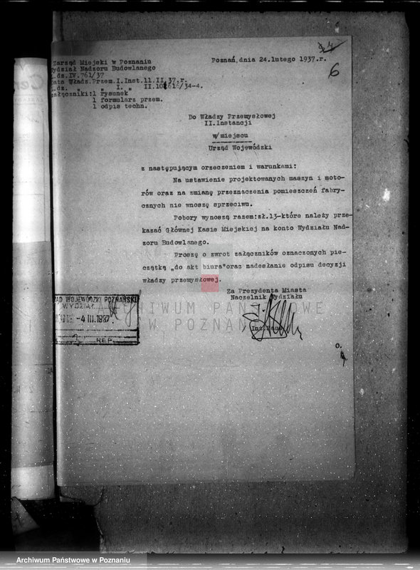 Obraz 10 z jednostki "Projekt urządzenia zmian zakładu przemysłowego fabryki "Centra" ulica Wenecjańska nr 16"