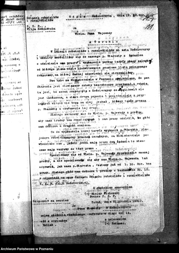 Obraz 16 z jednostki "[Subwencja na prace doraźne przy budowie dróg zatrudnienie bezrobotnych pow. kościerzyński]"