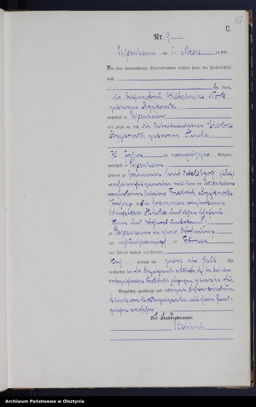 image.from.unit.number "Sterbe-Haupt-Register Nr 1 - 52"
