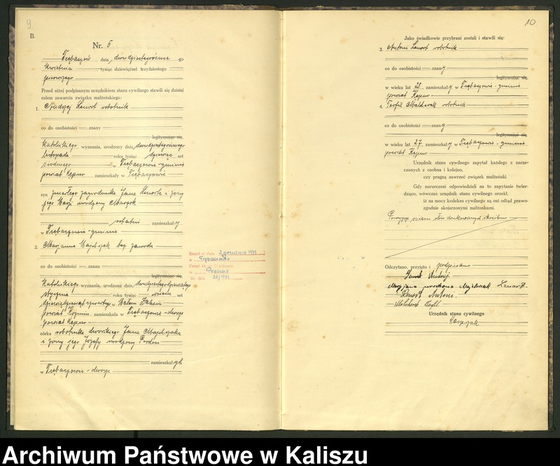 Obraz 7 z jednostki "[Księga małżeństw]"