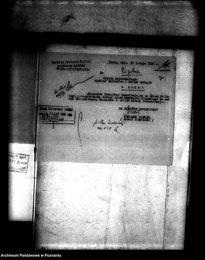 Obraz 10 z jednostki "Scalenie wsi Ląd powiatu konińskiego"