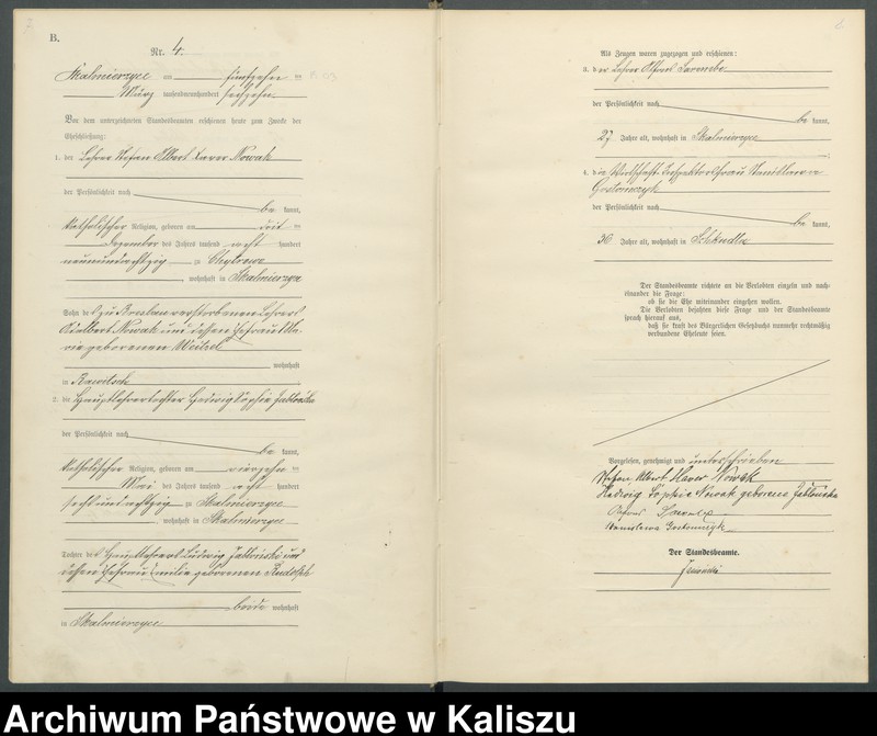Obraz 8 z jednostki "[Księga małżeństw]"