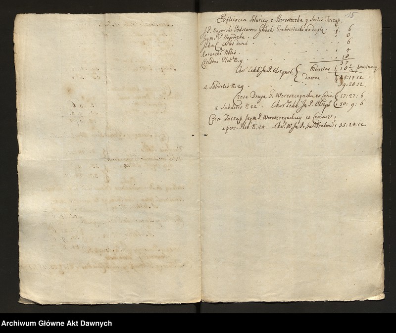 image.from.unit.number "Zbiór pism rozmaitych Wydziału Wojskowego tyczących, w. XVI - XVIII"