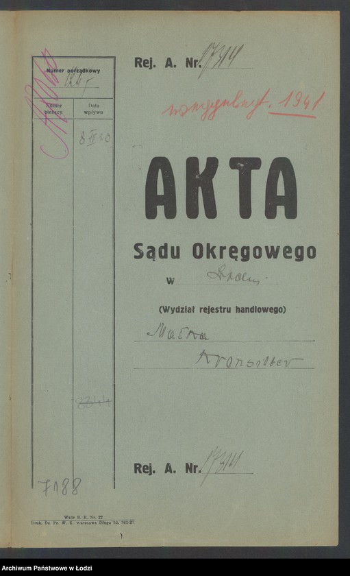 Obraz 2 z jednostki "Małka Kronsilber- sprzedaz resztek bawełnianych"