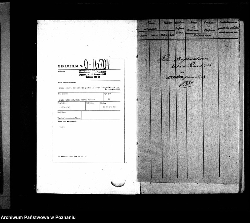 image.from.unit.number "Duplicate der Kirchenbücher /urodzenia, małżeństwa, zgony/"
