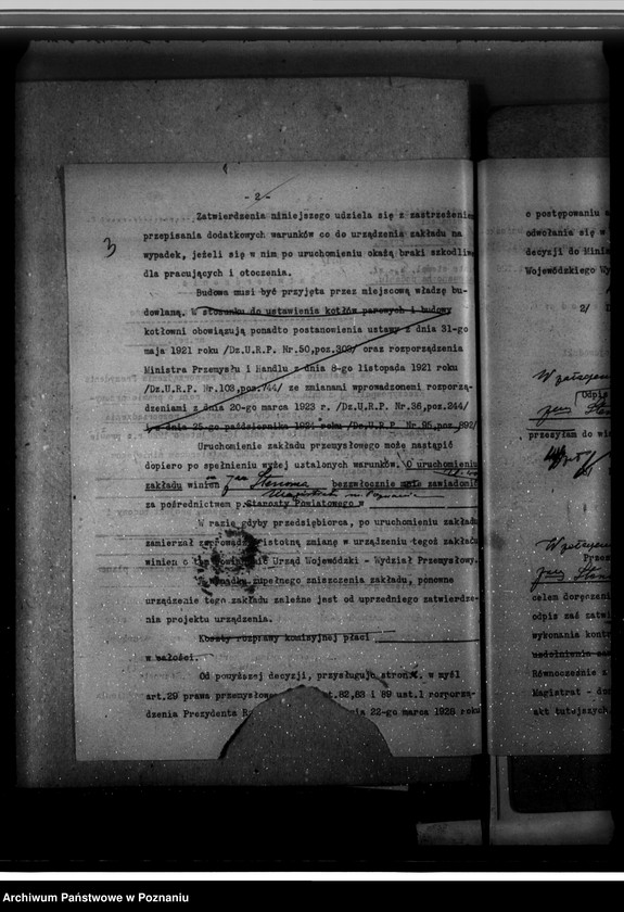 Obraz 7 z jednostki "Zatwierdzenie zakładu przemysłowego /wytwórni musztardy/ "Stenomy" w Poznaniu"