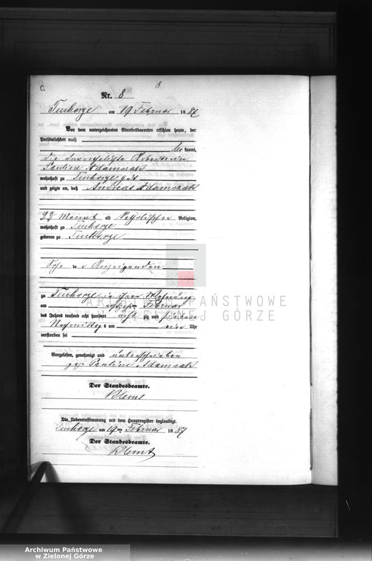 Obraz 11 z jednostki "Sterbe-Neben-Register"