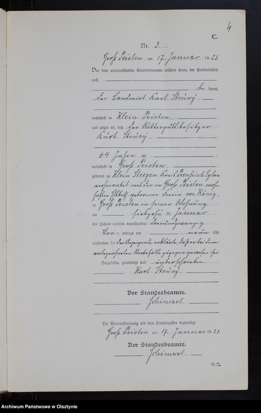 image.from.unit.number "Sterbe-Neben-Register Nr 1 - 23 [ Księga zgonów - wtóropis ]"