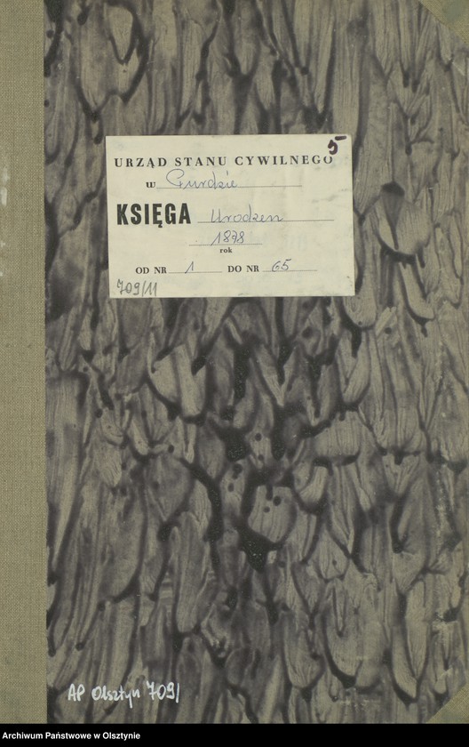 image.from.unit.number "Geburts-Haupt-Register Nr 1 - 65"