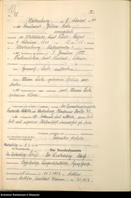 image.from.unit.number "Sterbebuch /Zweitbuch/ Nr 1 - 213"