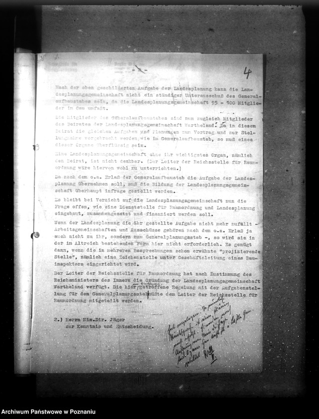 Obraz 8 z jednostki "Planung im Warthegau- Aufgabe und Organisation (oraz sprawozdania z podróży służbowych do wschodnich powiatów Kraju Warty)"