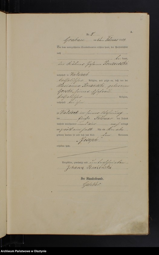 image.from.unit.number "Geburts-Haupt-Register Nr 1 -51,1 - 54, 1 - 43 , 1 - 49"