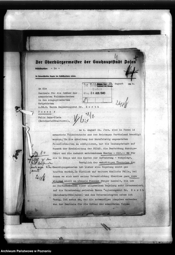 Obraz 9 z jednostki "Budżety Zentrale für die Gräber der ermordeten Volksdentuken"