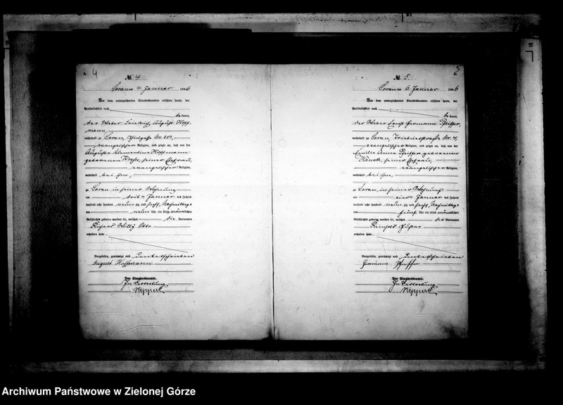 Obraz 7 z jednostki "[Księga akt urodzenia rok 1896-Żary miasto]"