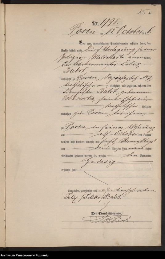 Obraz 18 z jednostki "Księga urodzeń t. IV"