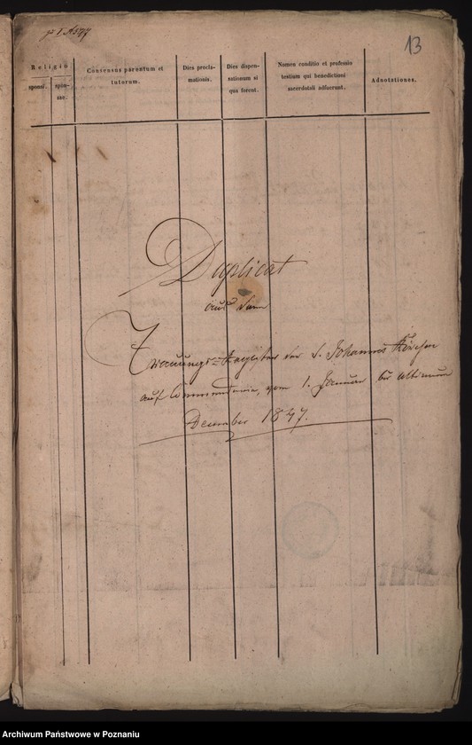 Obraz 9 z jednostki "Księga urodzeń, małżeństw i zgonów"