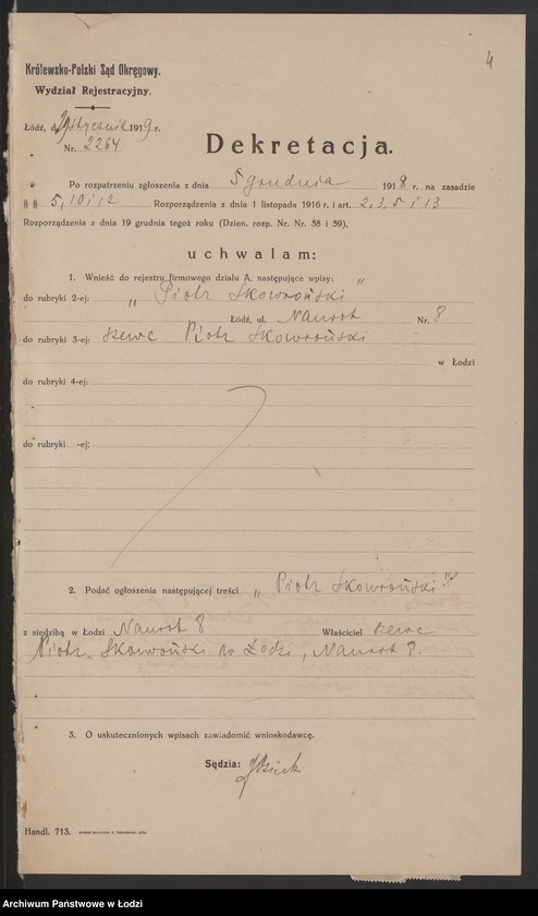 Obraz 6 z jednostki "Piotr Skowroński- sprzedaż obuwia"