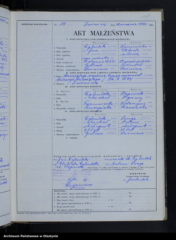 image.from.unit.number "Ksiega małżeństw Nr 1-14,1-16,1 - 13,1 - 15,1 - 17,1 - 17,2 - 10,1 - 9, 1 - 12 i 1 - 17 /przepisana w języku polskim z oryginału niemieckiego w dniach 1.10.-7.10.1961/"