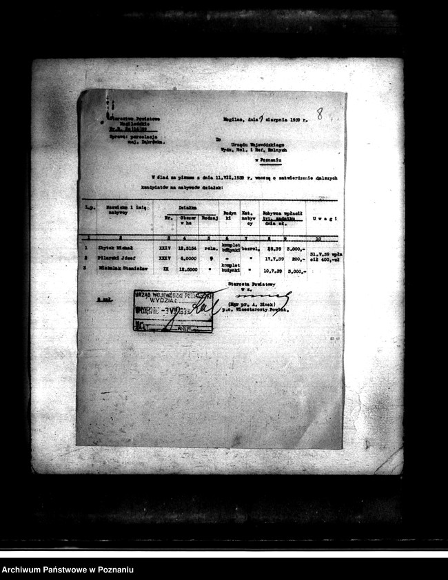 image.from.unit.number "Operat szacunkowy majątku Dąbrówka-Szczeglin powiatu mogileńskiego"