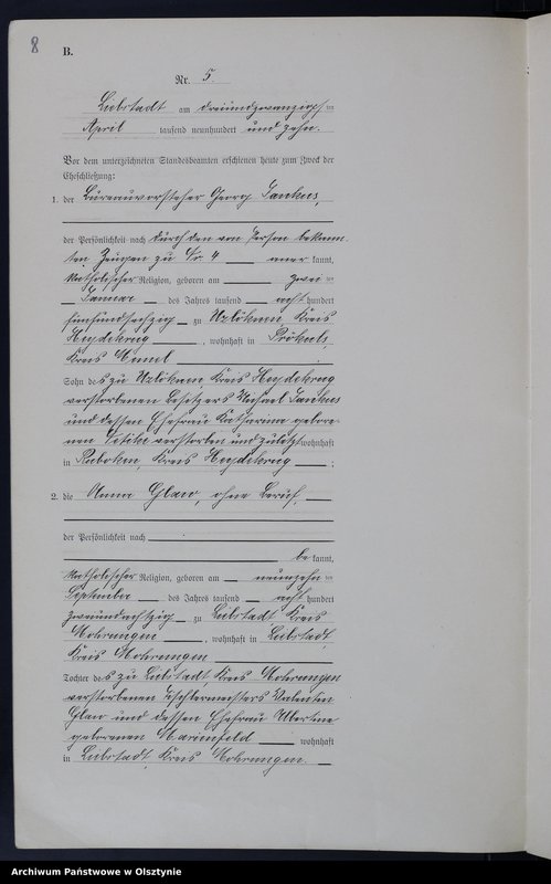 image.from.unit.number "Heirats-Neben-Register Nr 1 - 20"