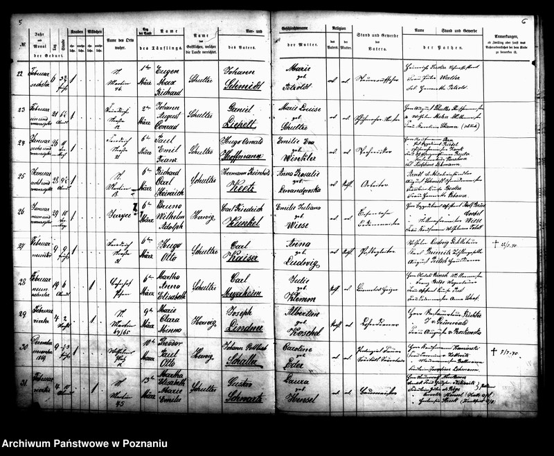 Obraz 5 z jednostki "[Akta zgonów, ślubów, urodzeń i chrztów]"