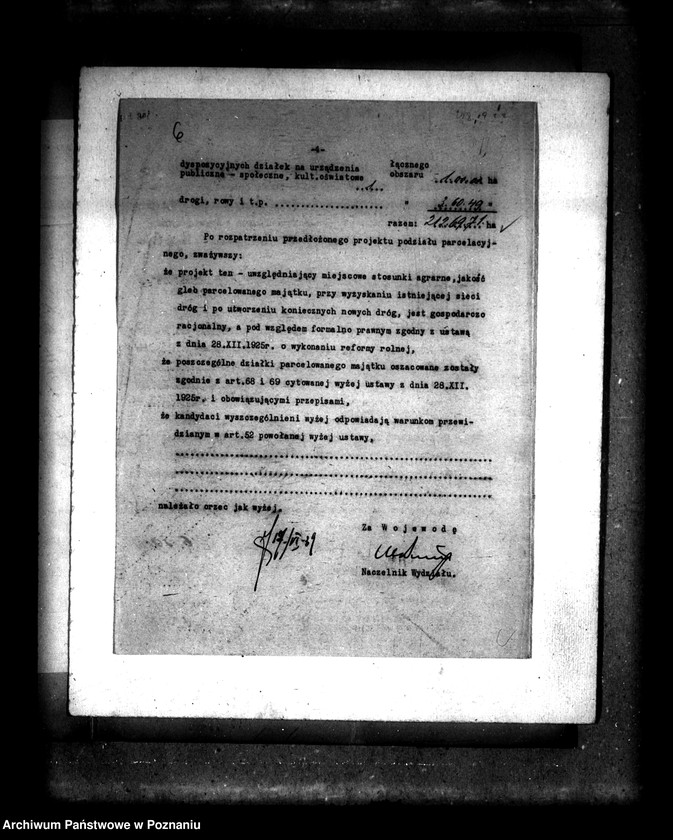 Obraz 10 z jednostki "Operat szacunkowy /parcelowanego majątku Białcz i Chrzypsko powiatu międzychodzkiego"