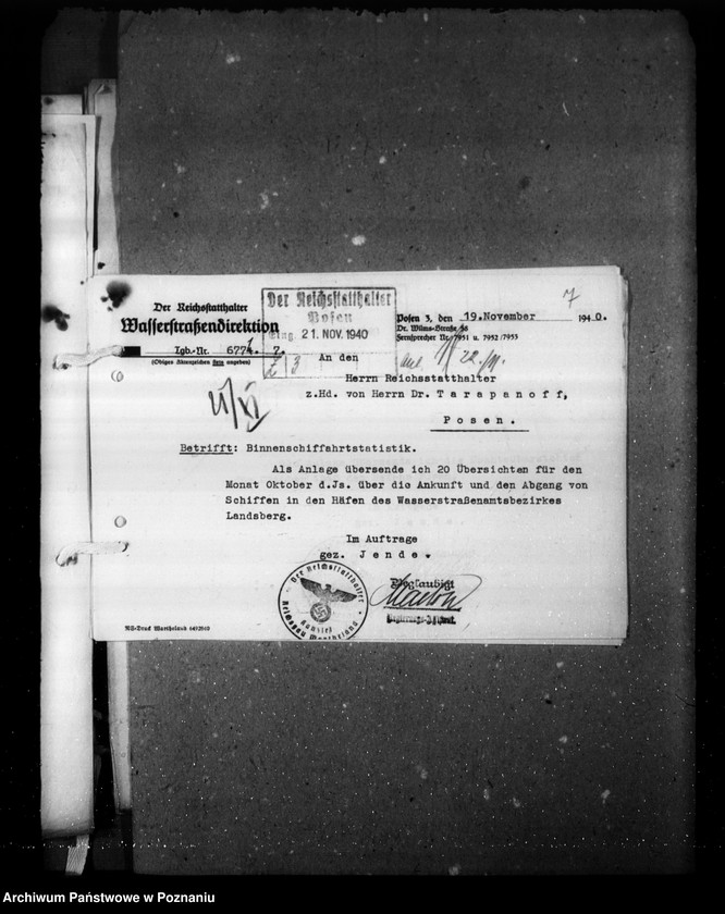 Obraz 11 z jednostki "Binnenschiffahrts- Statistik"
