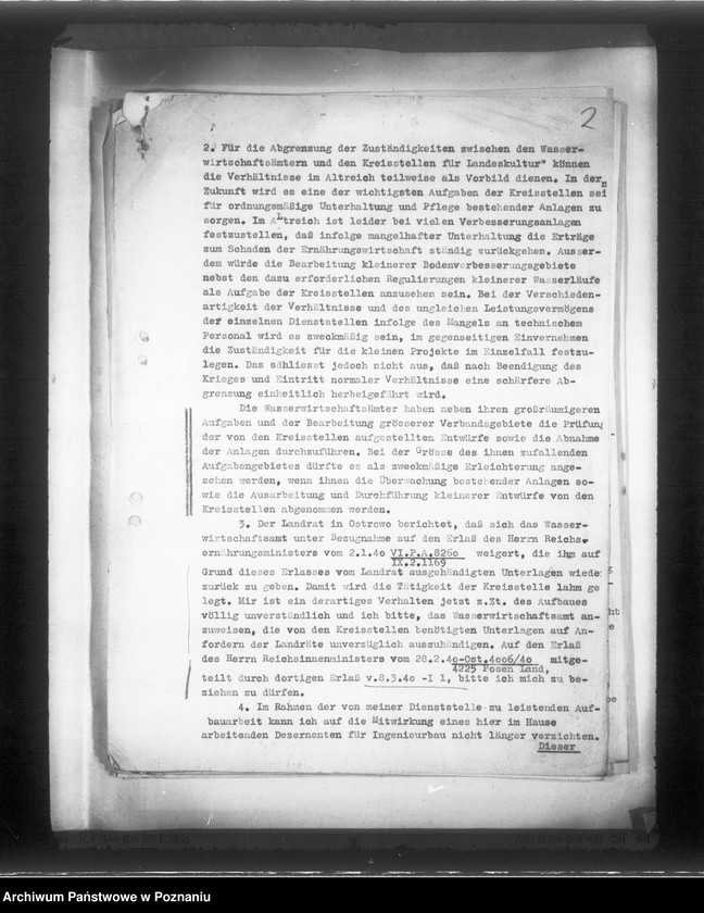 Obraz 6 z jednostki "Korespondencja w sprawie stanowiska urzędów budowlanych, rolnych, wodnych itp."