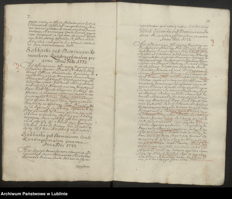 image.from.unit.number "Prothocollon inscriptionum, donationum, intromissionum, manifestationum, oblatarum aliorumque officiosorum actuum iudicii advocatialis civilis Lublinensis"
