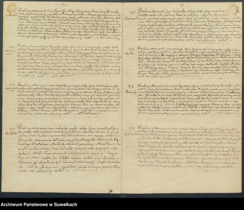 image.from.unit.number "Duplikat Akt Urodzonych, Zaślubionych i Umarłych z Parafii Rzymsko-Katolickiej Krasnopolskiej z roku 1866."