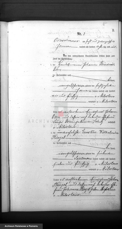 Obraz 7 z jednostki "Księga małżeństw"