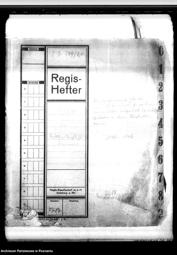 Obraz 4 z jednostki "Sonderfürsorge für die im Volkstumskampf im Feldzung in Polen körperlich beschadigten Deutschen undderen Hinterbliebenen"