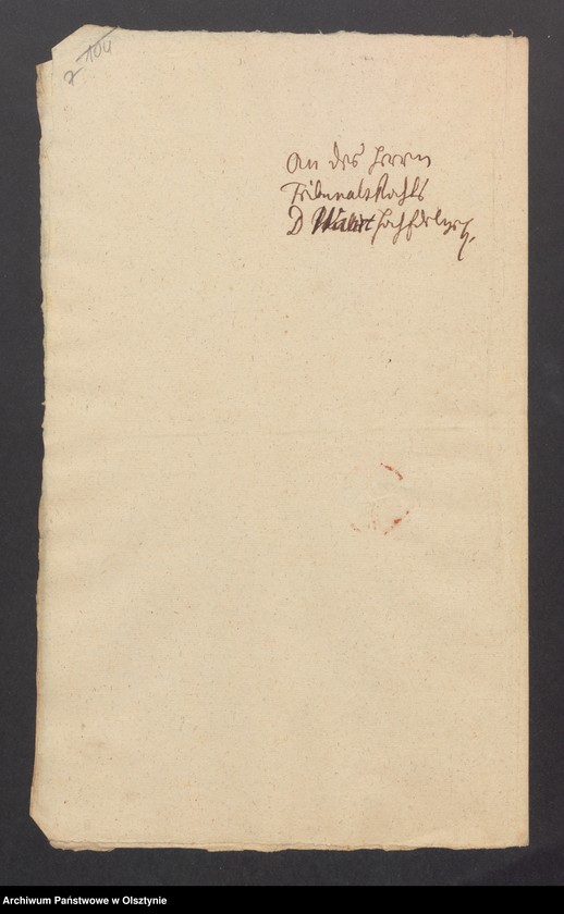 image.from.unit.number "Eisenbart [Eisenbarth], H. [Haupt] A. [Amt] Brandenburg [Pokarmin]. Acta das Gesuch der Universität um Niederschlagung des Allodificationscanons"