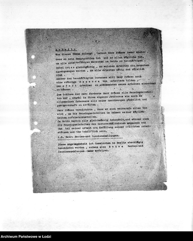 Obraz 16 z jednostki "[Wsiedlanie Żydów zagranicznych do getta łódzkiego]"