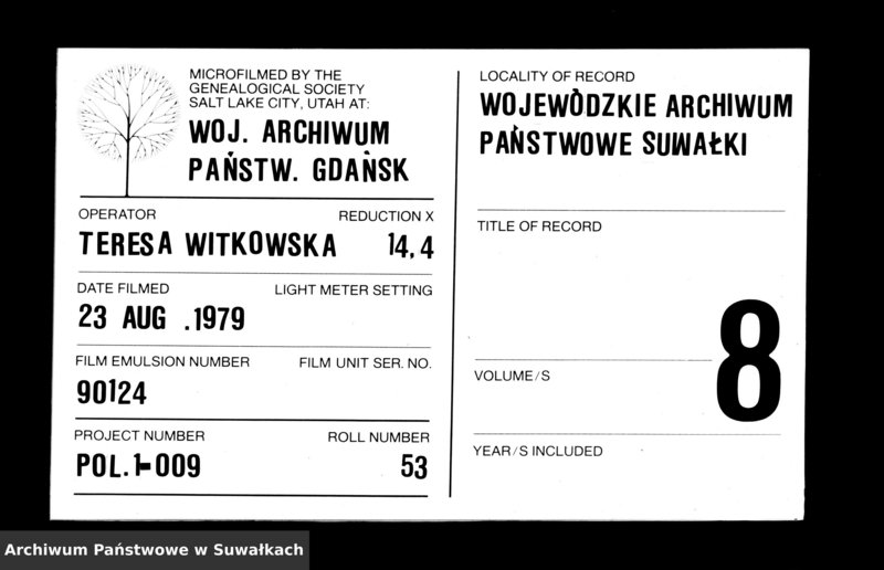 Obraz 1 z jednostki "Duplikat Aktov Graždanskago Sostojanija o Rodivšichsja brakosočetavšichsja i Umeršich Rimsko- katoličeskago Prichoda Metele s 1871 goda"