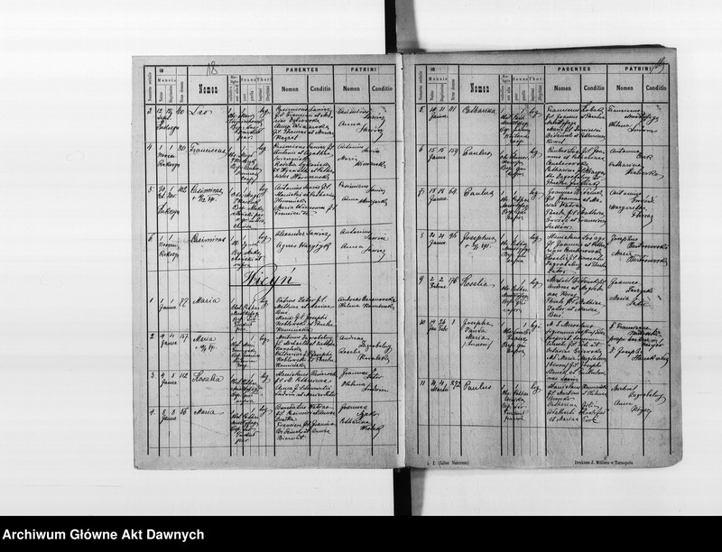 image.from.unit.number "Parafia: Dunajów. Dekanat: Brzeżany. Księga metrykalna urodzeń, ślubów i zgonów dla miasta Dunajów i wsi: Białe, Ciemierzyńce, Kropiwna*, Nowosiółka, Podusów, Poluchów, Potoczany, Rekszyn z Pisarówką, Wicyń*."
