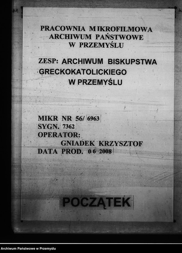 Obraz 1 z jednostki "[Kopie ksiąg metrykalnych parafii Rajtarowice z filiami Rogóźno, Sadkowice (dekanat Mościska)]"