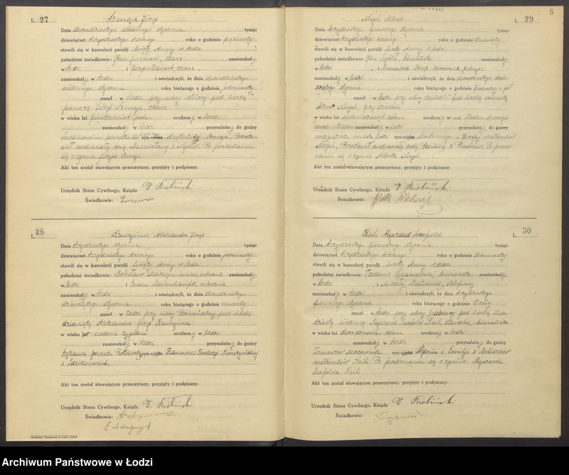 Obraz 10 z jednostki "Akta zgonów"