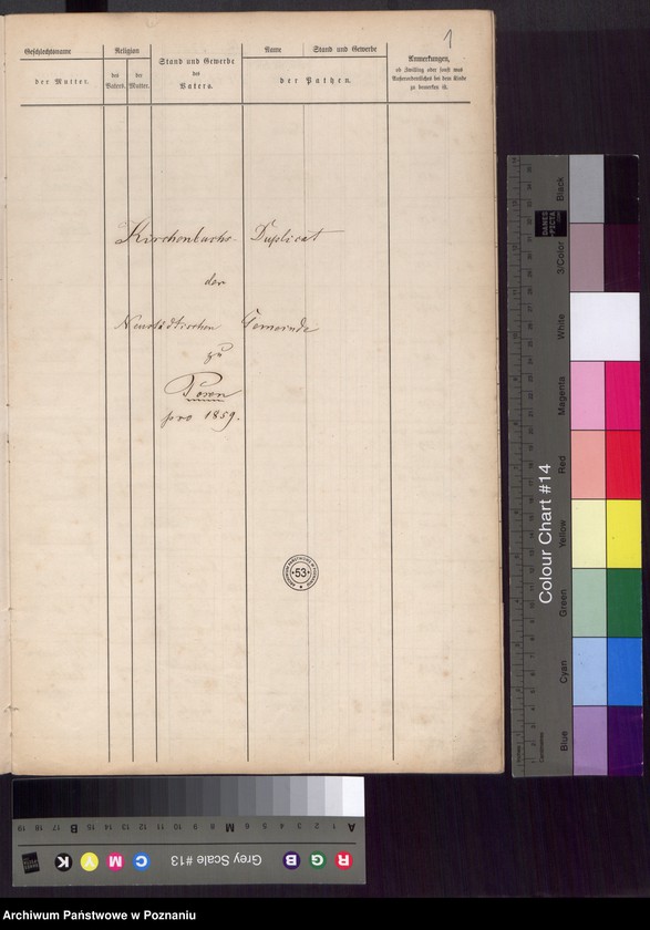 Obraz 3 z jednostki "[Akta urodzeń i chrztów, zgonów, ślubów]"