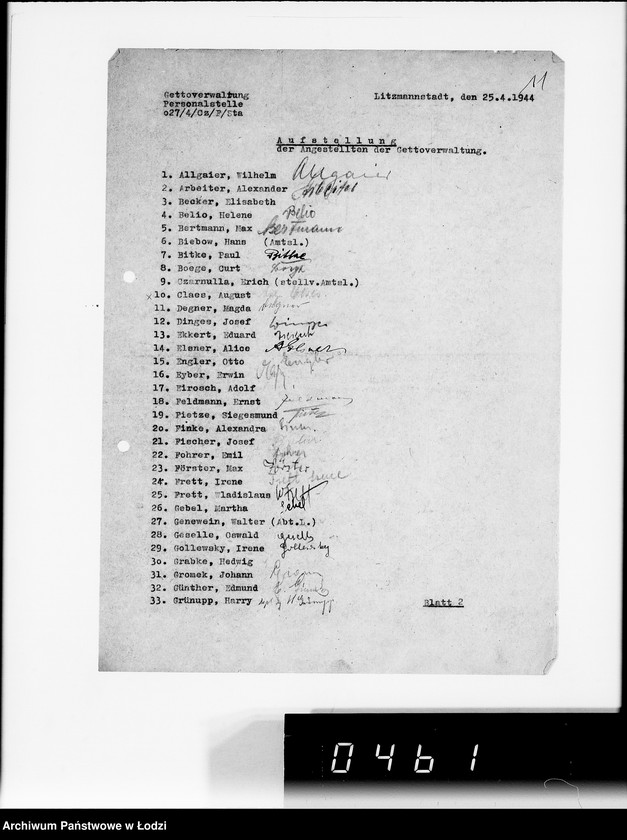 Obraz 15 z jednostki "Umläufe. [Pisma okólne do wydziałów i pracowników G.V.]"