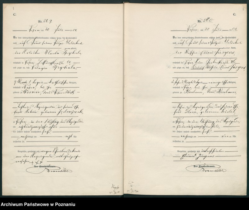 Obraz 5 z jednostki "Księga miejscowa zgonów"